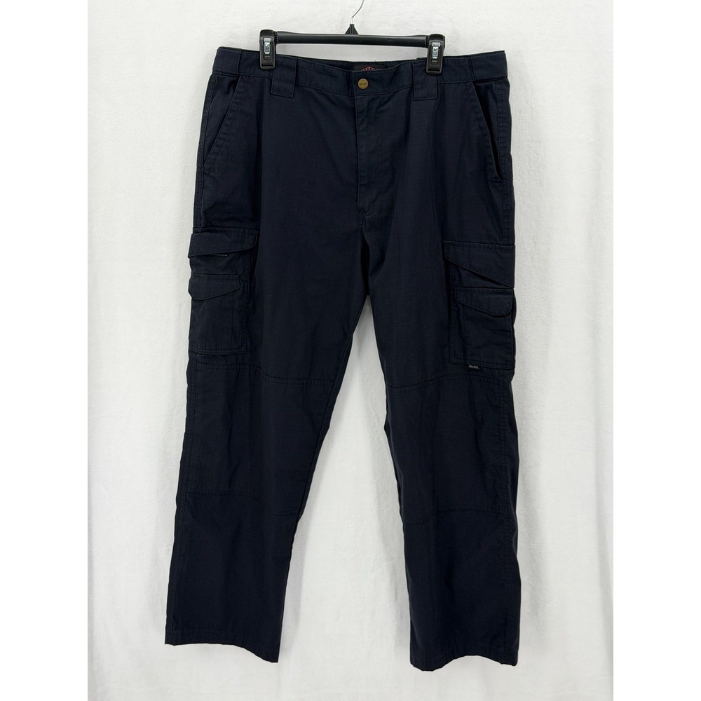 Tru-Spec Pants Men 40x30 Navy Cargo Tactical Ripstop Utility Uniform Work Rugged